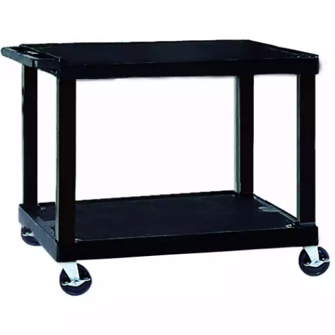 Picture of TUFFY HEAVY DUTY TROLLEY 2 SHELF BLACK