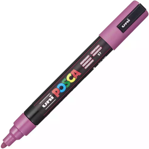 Picture of POSCA PC-5M PAINT MARKER BULLET MEDIUM 2.5MMM RASPBERRY