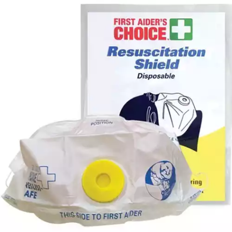 Picture of FIRST AIDERS CHOICE RESUSCITATION FACE SHIELD WITH VALVE