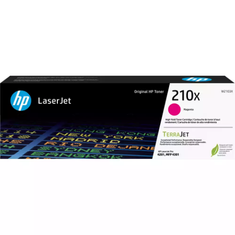 Picture of HP W2103X 210X TONER CARTRIDGE HIGH YIELD MAGENTA