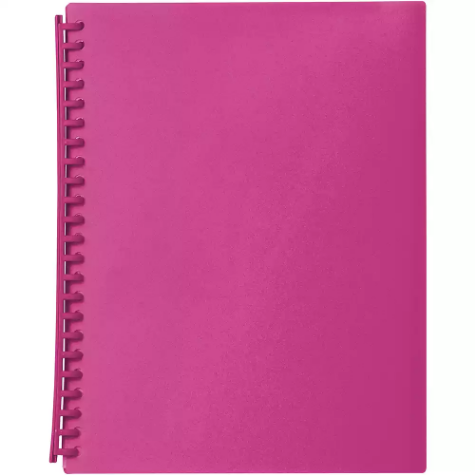 Picture of MARBIG DISPLAY BOOK REFILLABLE 20 POCKET A4 PINK