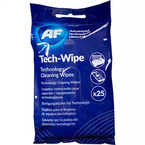 Picture of AF TECH-WIPE TECHNOLOGY CLEANING WIPES PACK 25