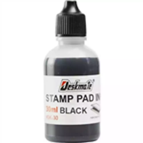 Picture of DESKMATE STAMP PAD INK REFILL 30ML BLACK