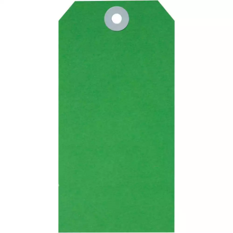 Picture of AVERY 16130 SHIPPING TAG SIZE 6 134 X 67MM GREEN BOX 1000