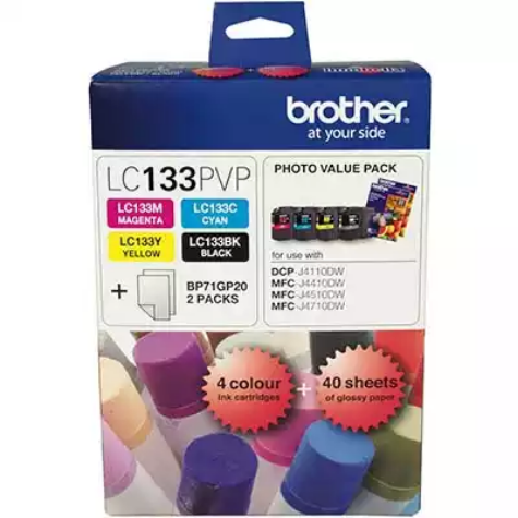 Picture of BROTHER LC133 INK CARTRIDGE PHOTO COLOUR VALUE PACK