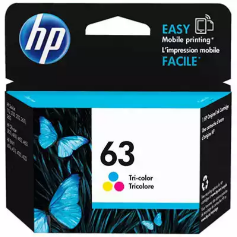 Picture of HP F6U61AA 63 INK CARTRIDGE TRI COLOUR PACK CYAN/MAGENTA/YELLOW