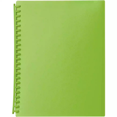 Picture of MARBIG DISPLAY BOOK REFILLABLE 20 POCKET A4 LIME