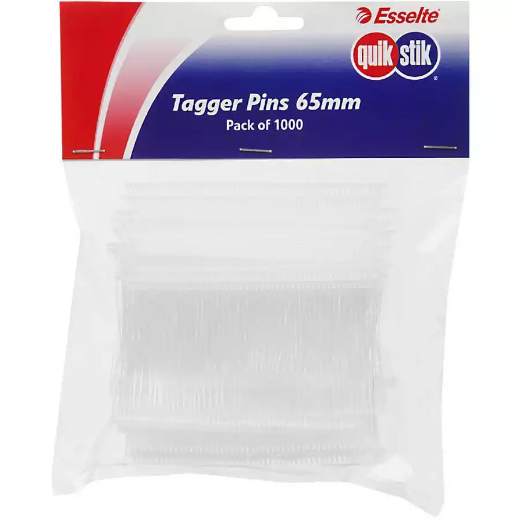 Picture of QUIKSTIK TAGGER GUN PINS 65MM PACK 1000