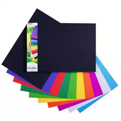 Picture of QUILL COVER PAPER 125GSM A3 ASSORTED PACK 250