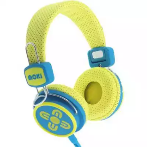 Picture of MOKI KID SAFE VOLUME LIMITED HEADPHONES YELLOW/BLUE