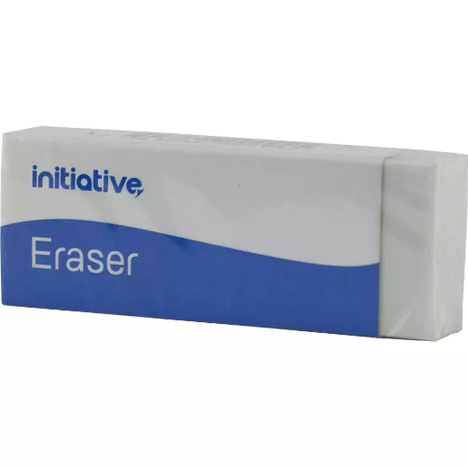 Picture of INITIATIVE ERASER PVC FREE LARGE WHITE