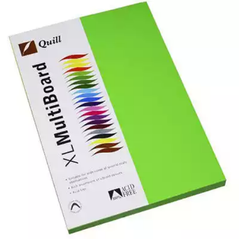 Picture of QUILL COLOURED A4 COPY PAPER 80GSM LIME PACK 100 SHEETS