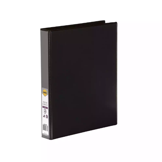 Picture of MARBIG CLEARVIEW INSERT RING BINDER 2D 25MM A4 BLACK