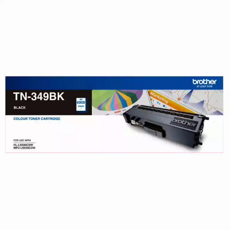 Picture of BROTHER TN349BK TONER CARTRIDGE BLACK