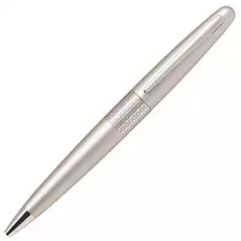 Picture of PILOT MR1 BALLPOINT PEN MEDIUM BLACK INK SILVER BARREL