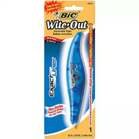 Picture of BIC WITE-OUT EXACT LINER CORRECTION PEN 5MM X 6M