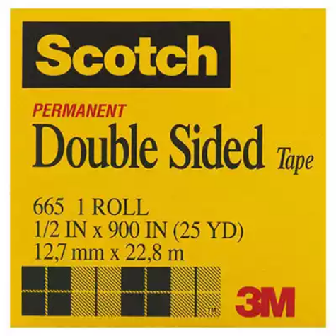 Picture of SCOTCH 665 DOUBLE SIDED TAPE 12.7MM X 22.8M