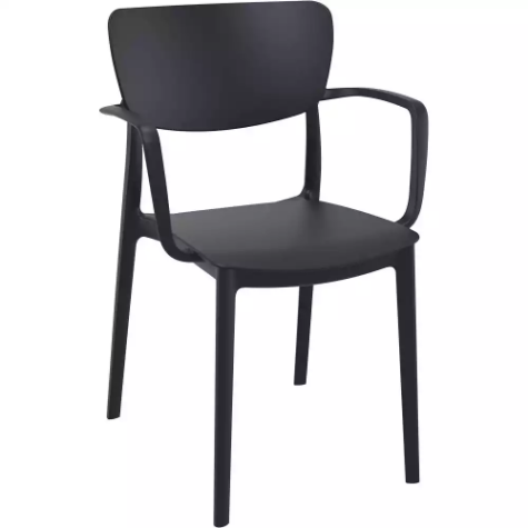 Picture of LISA CHAIR ARMS BLACK