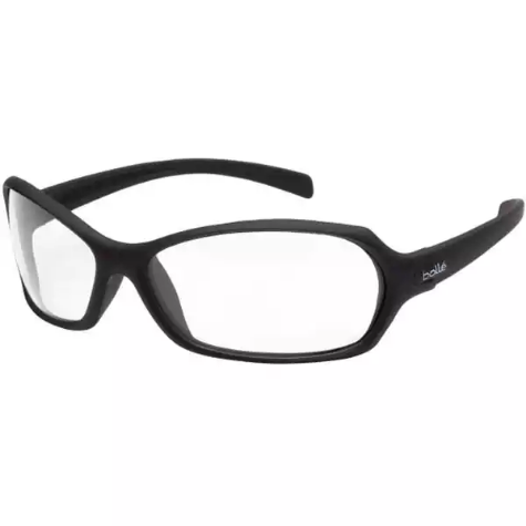 Picture of BOLLE SAFETY HURRICANE SAFETY GLASSES BLACK FRAME CLEAR LENS