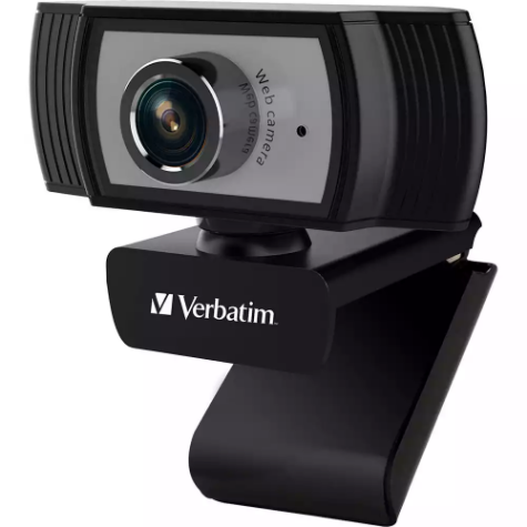 Picture of VERBATIM FULL HD WEBCAM 1080P BLACK/SILVER