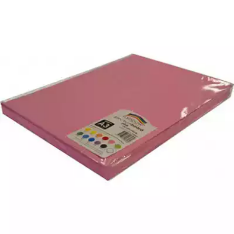 Picture of RAINBOW SPECTRUM BOARD 220GSM A3 HOT PINK PACK 100