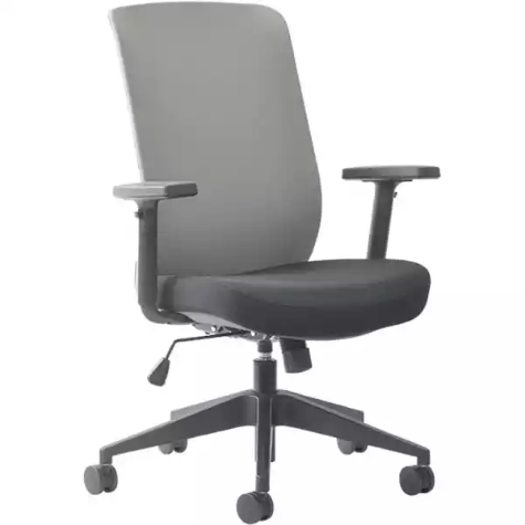 Picture of BURO MONDO GENE TASK CHAIR HIGH BACK ARMS GREY