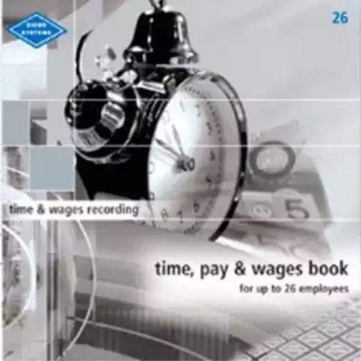 Picture of ZIONS TIME PAY AND WAGES BOOK 6 - 26 EMPLOYEES