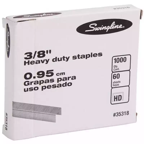 Picture of SWINGLINE SF13 HEAVY DUTY STAPLES 9.5MM LEG BOX 1000