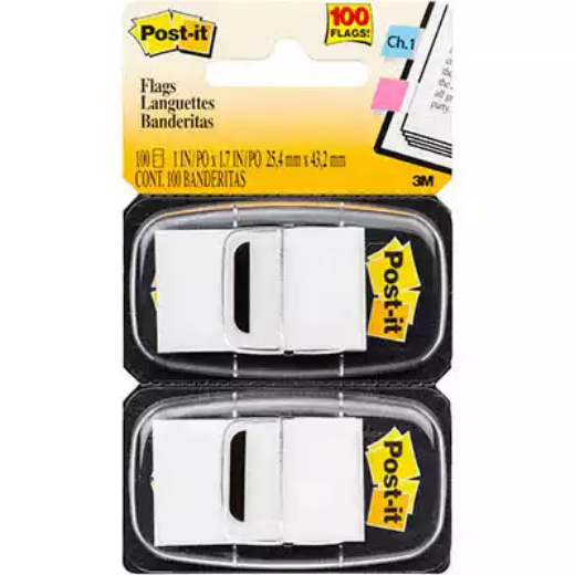 Picture of POST-IT 680-WE2 FLAGS WHITE TWIN PACK 100