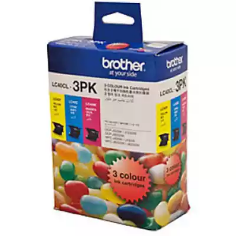 Picture of BROTHER LC40CL3PK INK CARTRIDGE VALUE PACK CYAN/MAGENTA/YELLOW