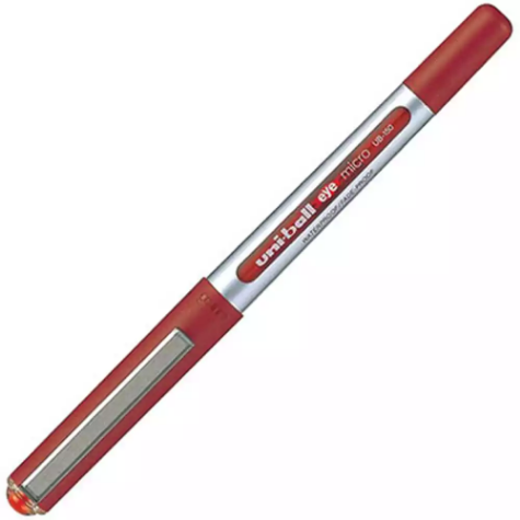 Picture of UNI-BALL UB150 EYE LIQUID INK ROLLERBALL PEN 0.5MM RED