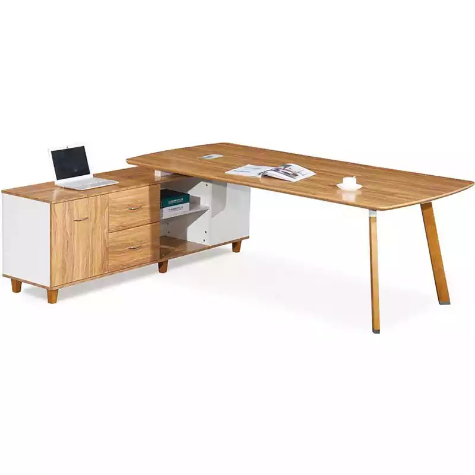 Picture of ARBOR EXECUTIVE CORNER WORKSTATION LHS 2200 X 1850 X 720MM AMERICAN WALNUT