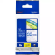 Picture of BROTHER TZE-263 LAMINATED LABELLING TAPE 36MM BLUE ON WHITE
