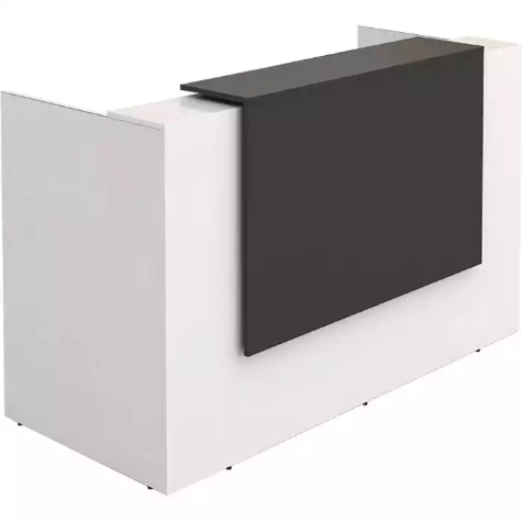 Picture of SORRENTO RECEPTION COUNTER 1800 X 840 X 1150MM CHARCOAL/WHITE