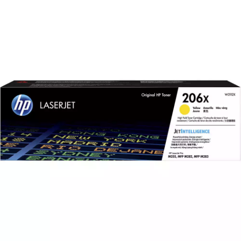 Picture of HP W2112X 206X TONER CARTRIDGE HIGH YIELD YELLOW