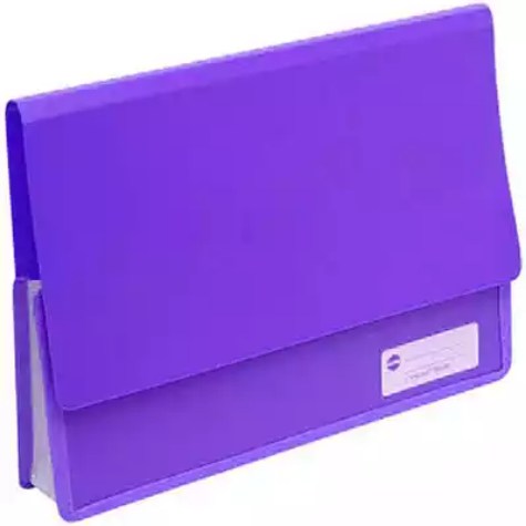 Picture of MARBIG POLYPICK DOCUMENT WALLET HEAVY DUTY A4 PURPLE