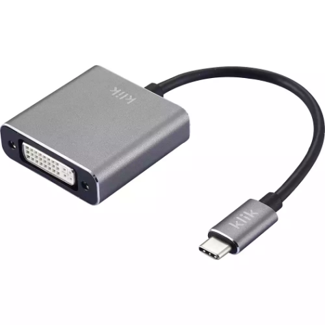 Picture of KLIK USB TYPE-C MALE TO DVI FEMALE ADAPTER