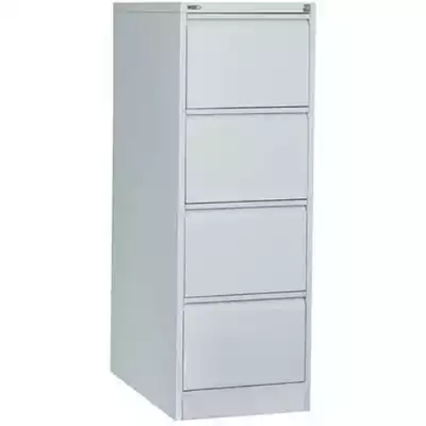 Picture of GO STEEL FILING CABINET 4 DRAWERS 460 X 620 X 1321MM SILVER GREY