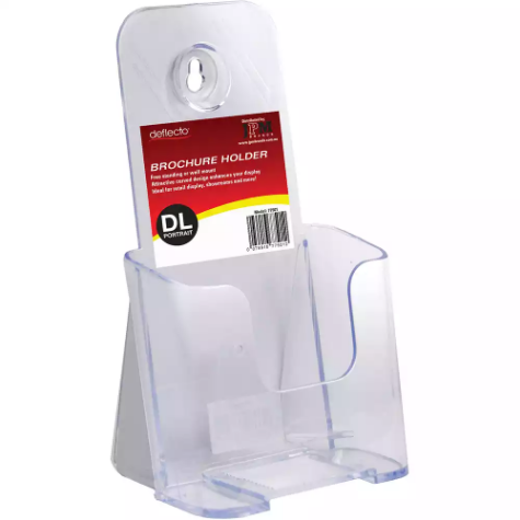 Picture of DEFLECTO BROCHURE HOLDER DL CLEAR