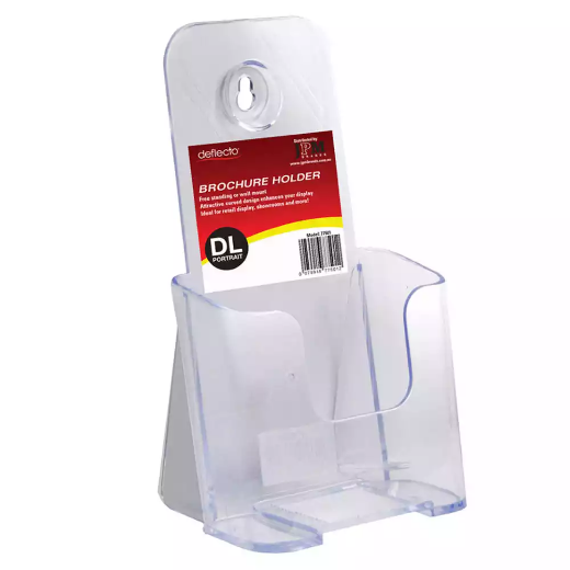 Picture of DEFLECTO BROCHURE HOLDER DL CLEAR