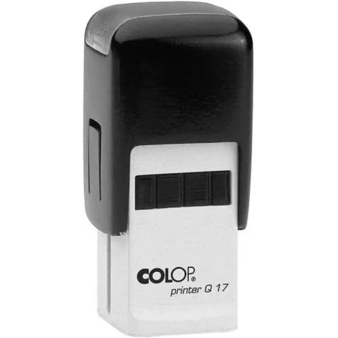 Picture of COLOP Q17 CUSTOM MADE PRINTER SELF-INKING STAMP 17 X 17MM