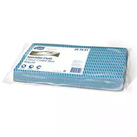 Picture of TORK 297401 MULTI-PURPOSE CLEANING CLOTH 300 X 600MM BLUE PACK 25 SHEETS