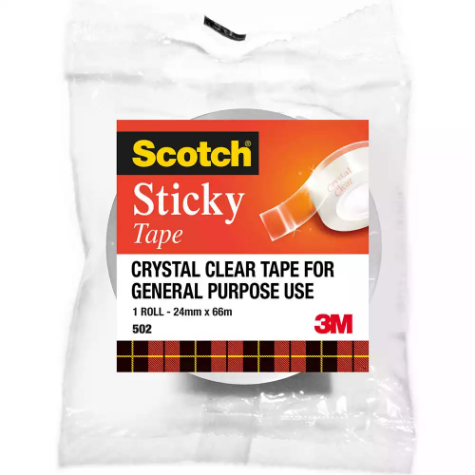 Picture of SCOTCH 502 STICKY TAPE 24MM X 66M