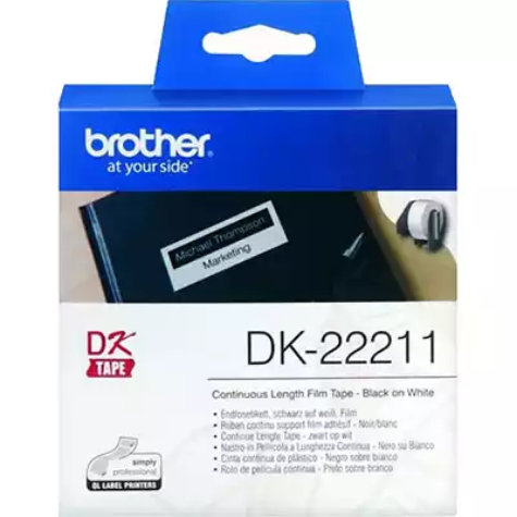 Picture of BROTHER DK-22211 CONTINUOUS FILM LABEL ROLL 29MM X 15.24M WHITE