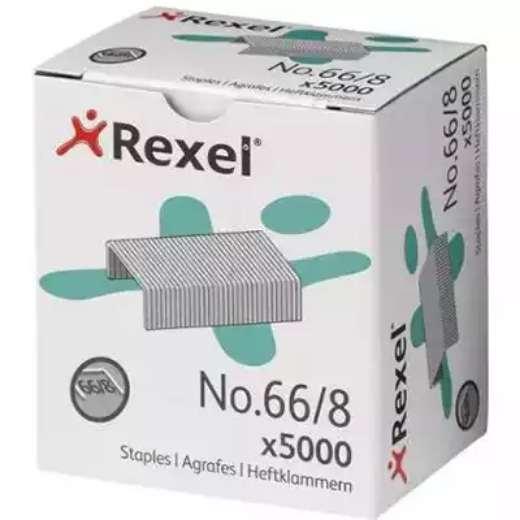 Picture of REXEL GIANT STAPLES SIZE 66 8MM BOX 5000