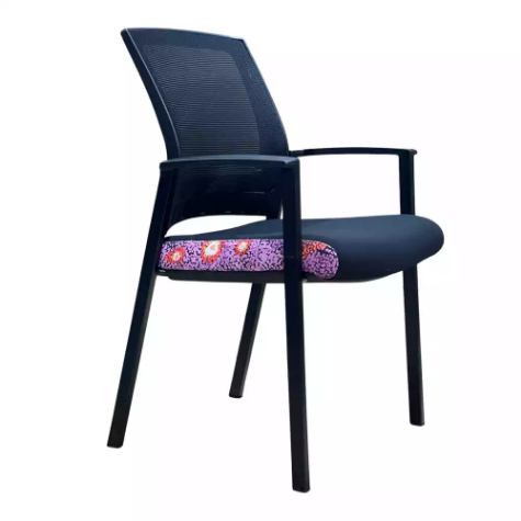 Picture of ORANGE DUST DARWIN VISITOR CHAIR 505 X 450 X 875MM SWAN BLACK