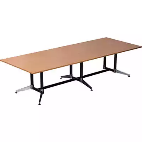 Picture of RAPIDLINE TYPHOON BOARDROOM TABLE 3200 X 1200 X 750MM BEECH