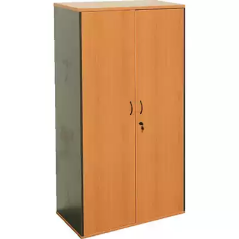 Picture of RAPID WORKER CUPBOARD LOCKABLE 1800 X 900 X 450MM BEECH/IRONSTONE