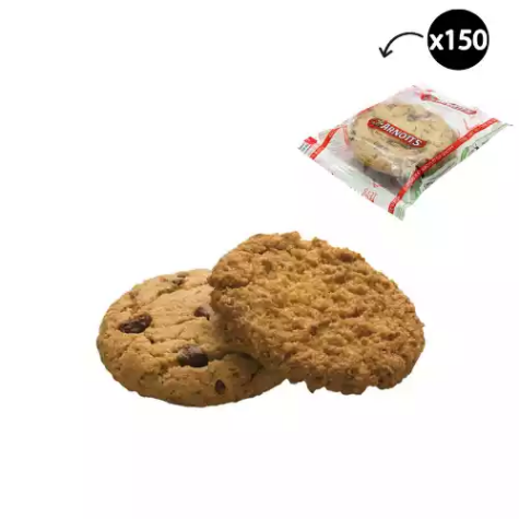 Picture of ARNOTTS BUTTERNUT SNAP AND CHOC CHIP BISCUITS PORTION SIZE CARTON 150