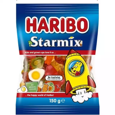 Picture of HARIBO LOLLIES STARMIX 150G